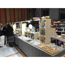 Météorite Lunaire Laâyoune 002 dans une boite Feld Breccia (Maroc - 2.48 grammes - 070 **)