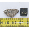 Météorite Lunaire Laâyoune 002 dans une boite Feld Breccia (Maroc - 2.48 grammes - 070 **)