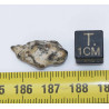Talon de Météorite Lunaire Laâyoune 002 dans une boite Feld Breccia ( Maroc - 1.57 gramme - 071 ** )