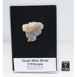 Opale Welo brute dans une boite ( 4.41 grammes - 001**)