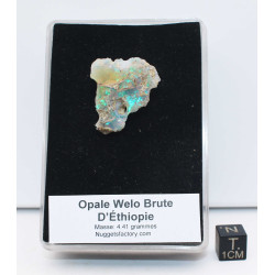Opale Welo brute dans une boite ( 4.41 grammes - 001**)