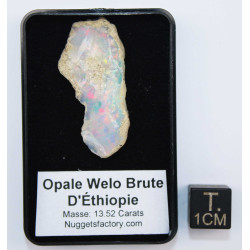Opale Welo brute dans une boite ( 2.69 grammes - 005**)