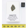 Fragment de trinitite dans une boite - Verre d Alamogordo ( USA - 0.80 grammes -  103 * )