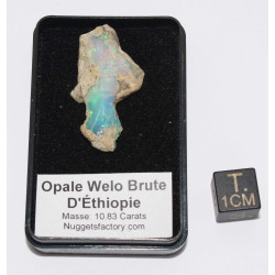 Opale Welo brute dans une boite ( 2.14 gramme - 006**)