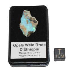 Opale Welo brute dans une boite ( 1.89 gramme - 004**)
