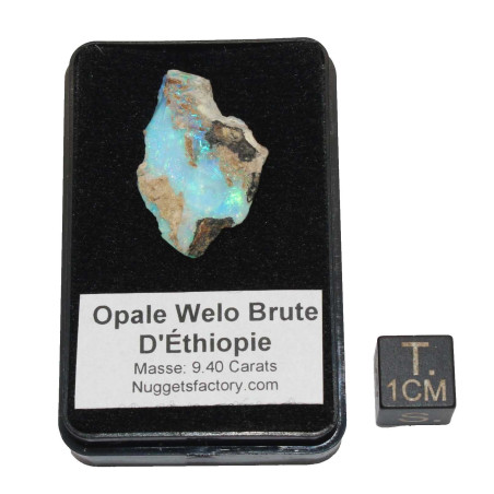 Opale Welo brute dans une boite ( 1.89 gramme - 004**)