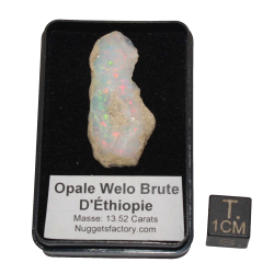 Opale Welo brute dans une boite ( 2.69 grammes - 005**)