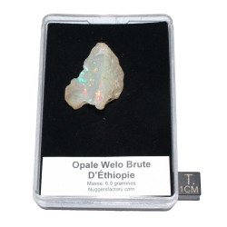 Opale Welo brute dans une boite ( 6.0 grammes - 002**)