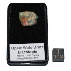 Opale Welo brute dans une boite ( 2.49 grammes - 008**)