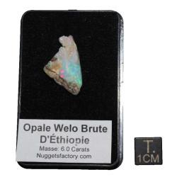 Opale Welo brute dans une boite ( 1.21 grammes - 009**)
