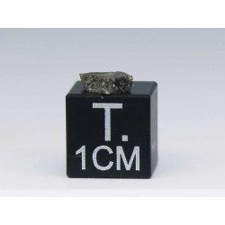 Tranche de Météorite NWA 15016 dans une boite - Martienne Ach Shergottite (Algérie - 0.112 gramme - 027 **)