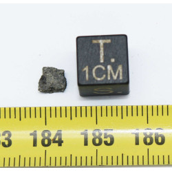 Tranche de Météorite NWA 15016 dans une boite - Martienne Ach Shergottite (Algérie - 0.112 gramme - 027 **)