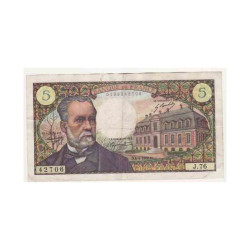 5 Francs Pasteur 04/04/1968 TTB + ( 050 )