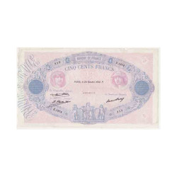 500 F Bleu et Rose 20/10/1932 TTB ( 093 )