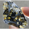 Tranche de Météorite Sericho - Pallasite ( Kenya -  1.95 grammes - 010** )