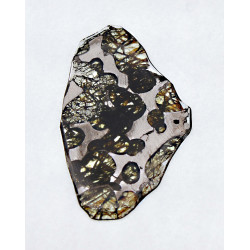 Tranche de Météorite Sericho - Pallasite ( Kenya -  1.95 grammes - 010** )