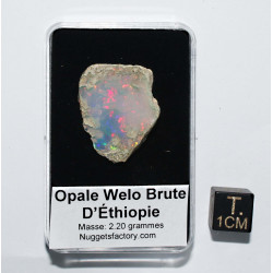 Opale Welo brute dans une boite ( 2.20 grammes - 016**)