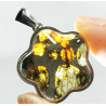 Pendentif Sericho / Pallasite dans une boite (Kenya - 6.15 grammes - 001** )