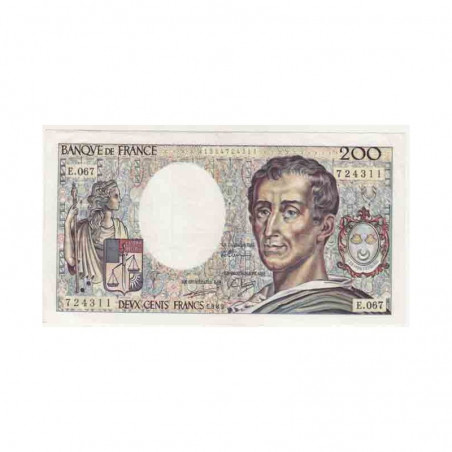 200 Francs Montesquieu 1989 E067 SUP ( 339 )
