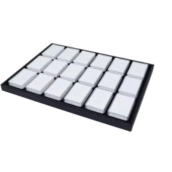 Collection de 18 météorites dans des boites avec un plateau (008 **)