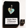 Pendentif en Opale Welo brute dans une boite ( 0.82 gramme - 020**)