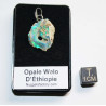 Pendentif en Opale Welo brute dans une boite ( 2.36 grammes - 021**)
