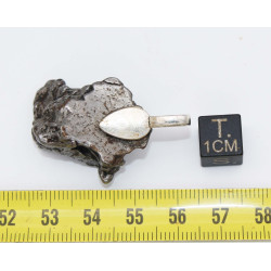 Collier pendentif météorite Campo del Cielo type Cristal ( Argentine - 012 ** )