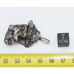 Collier pendentif météorite Campo del Cielo type Cristal ( Argentine - 012 ** )