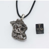Collier pendentif météorite Campo del Cielo type Cristal ( Argentine - 012 ** )