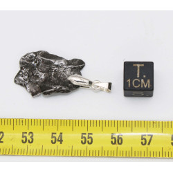 Collier pendentif météorite Campo del Cielo type Cristal ( Argentine - 011 ** )