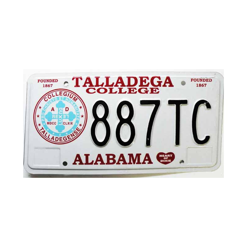 Plaque d Immatriculation USA - Alabama ( 996 )