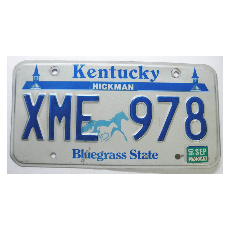 Plaque d Immatriculation USA - Kentucky ( 037 )