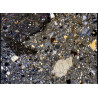Lame mince de météorite NWA 17153 - Eucrite Polymict (NWA - 059*)