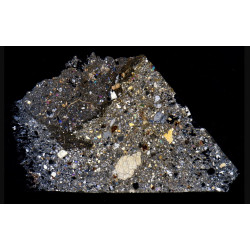 Lame mince de météorite NWA 17153 - Eucrite Polymict (NWA - 059*)