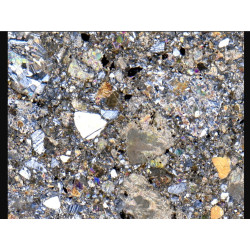 Lame mince de météorite NWA 14692  - Eucrite (NWA - 060*)