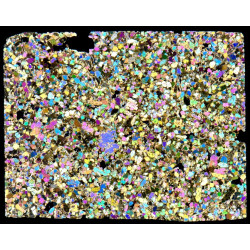Lame mince de météorite NWA 15896 - Achondrite ungrouped (NWA - 061*)