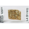 Lame mince de météorite NWA 12577  - Chondrite L4 (NWA - 062*)