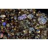 Lame mince de météorite NWA 12577  - Chondrite L4 (NWA - 062*)