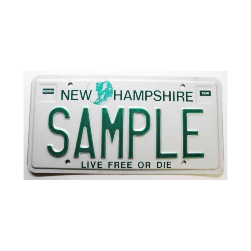 Plaque d Immatriculation USA - New Hampshire ( 006 )