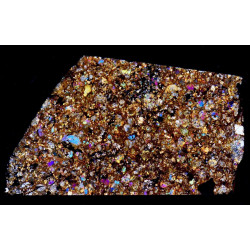 Lame mince de météorite Tindouf  - Chondrite H6 (Algerie - 063*)