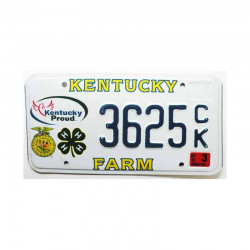 Plaque d Immatriculation USA - Kentucky ( 999)