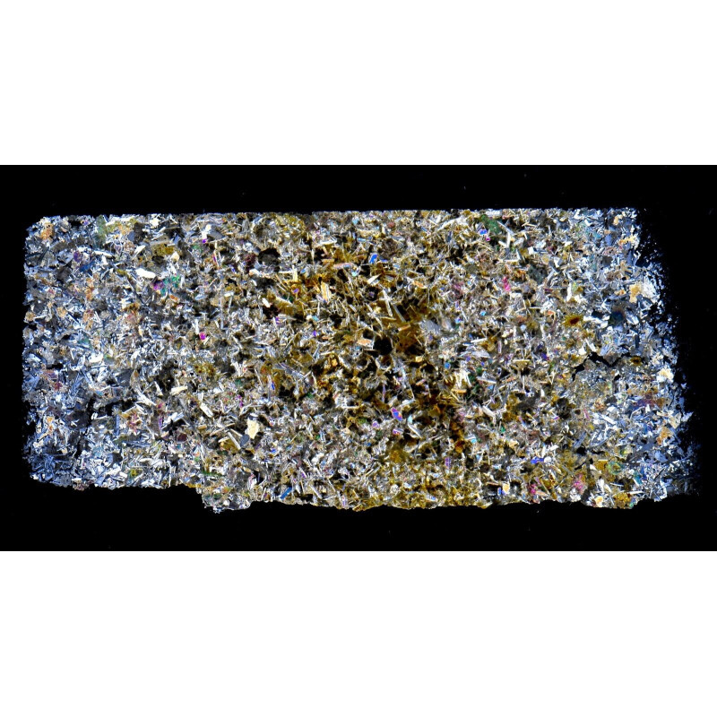 Lame mince de météorite NWA 13787 - Achondrite eucrite (NWA - 064*)