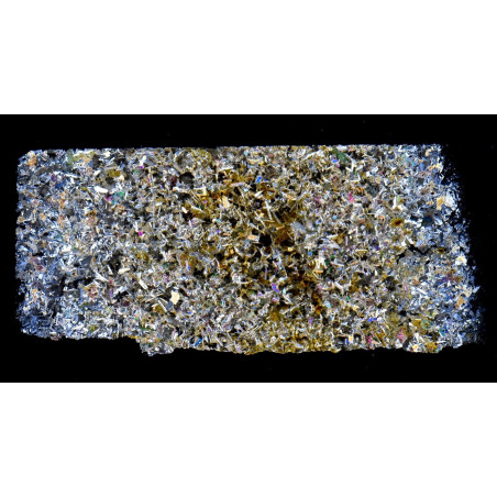 Lame mince de météorite NWA 13787 - Achondrite eucrite (NWA - 064*)