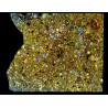 Lame mince de météorite NWA 17584 Rumuruti R3-6 (NWA - 065*)