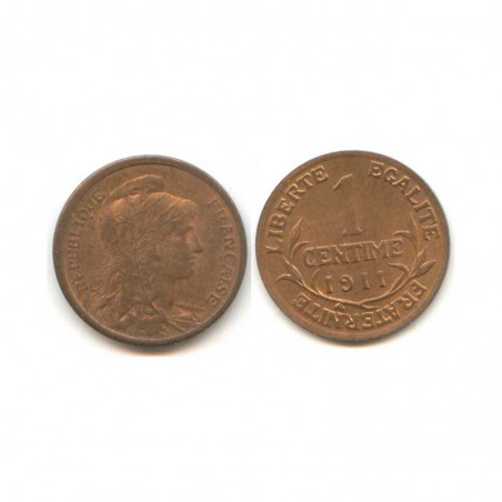 1 cents Dupuis 1911 Bronze ( 006 )