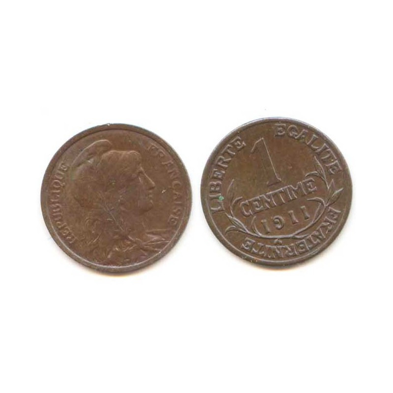 1 cents Dupuis 1911 Bronze ( 004 )
