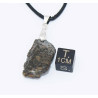 Collier pendentif météorite Chondrite NWA 869 ( Sahara -7.10 grammes - 013** )