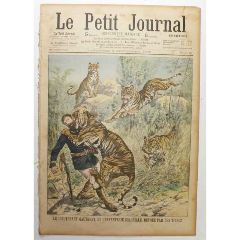 Le Petit Journal 1906 N° 825