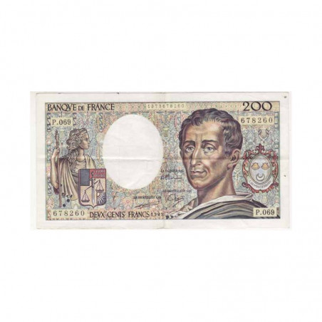 200 Francs Montesquieu 1989 SUP P069 ( 453 )