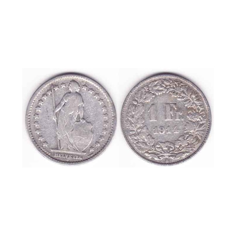 1 Franc suisse Argent 1914 ( 001 )